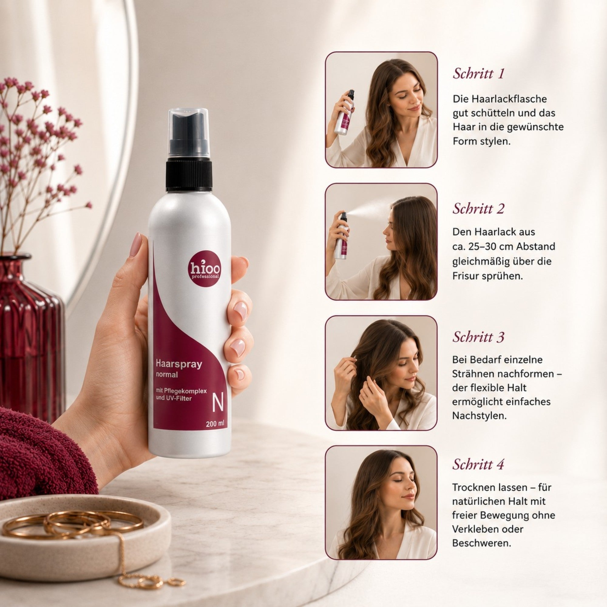 hioo Haarspray normal 200ml