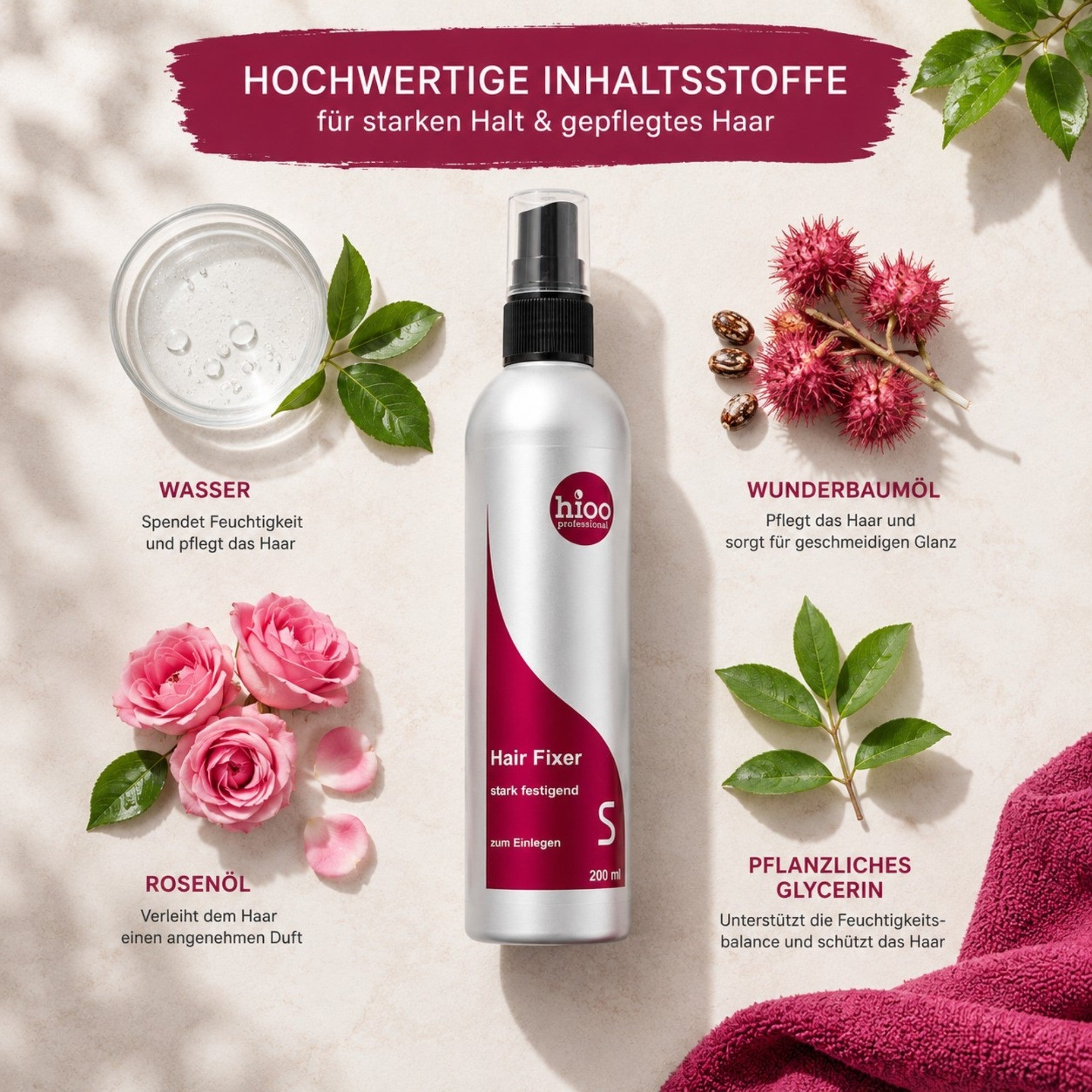 hioo Hair Fixer Haarfestiger S, 200ml