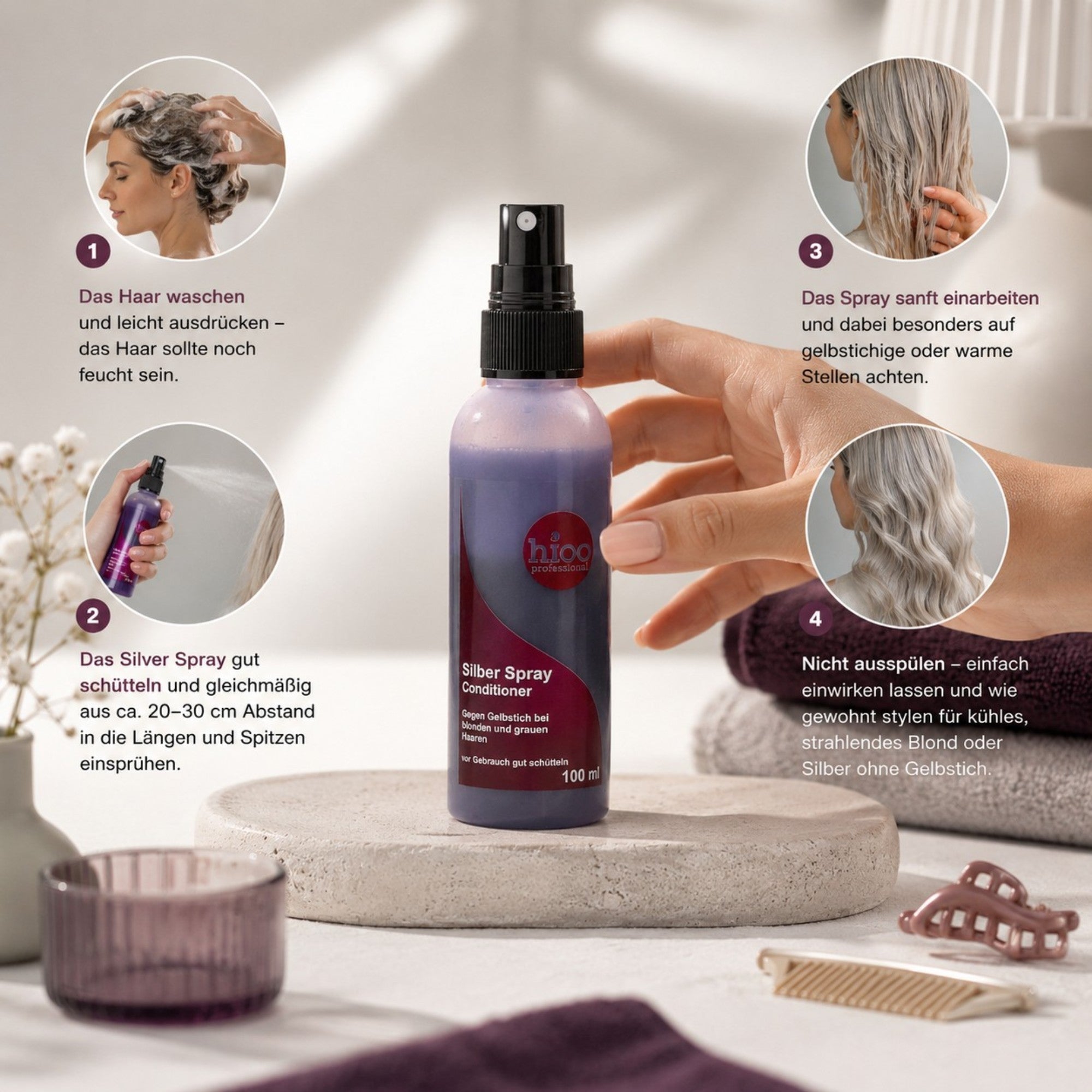 hioo Silber Spray Conditioner, 100ml