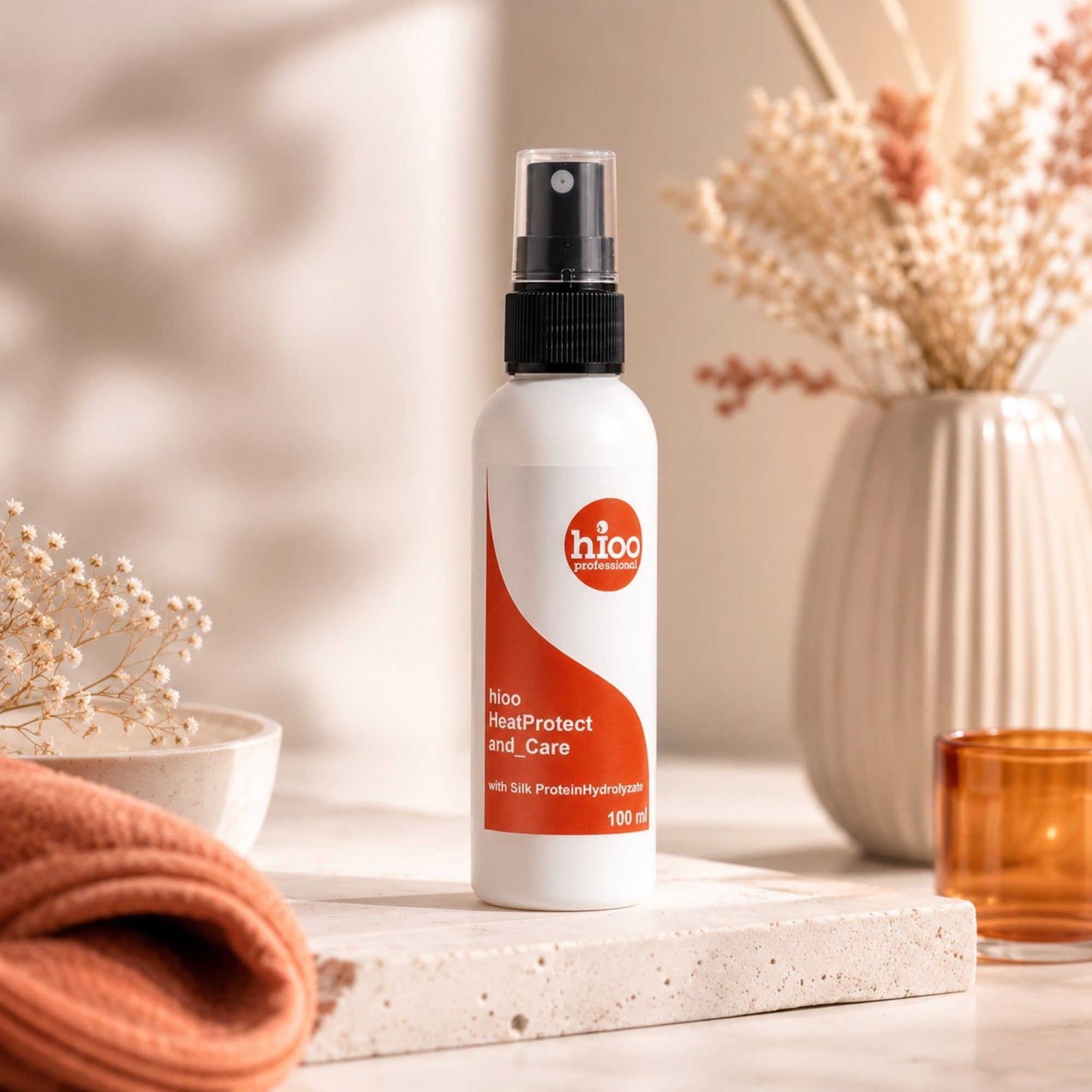 hioo HeatProtect_and_Care with Silk ProteinHydrolyzate 100ml (Hitzeschutz und Pflege)