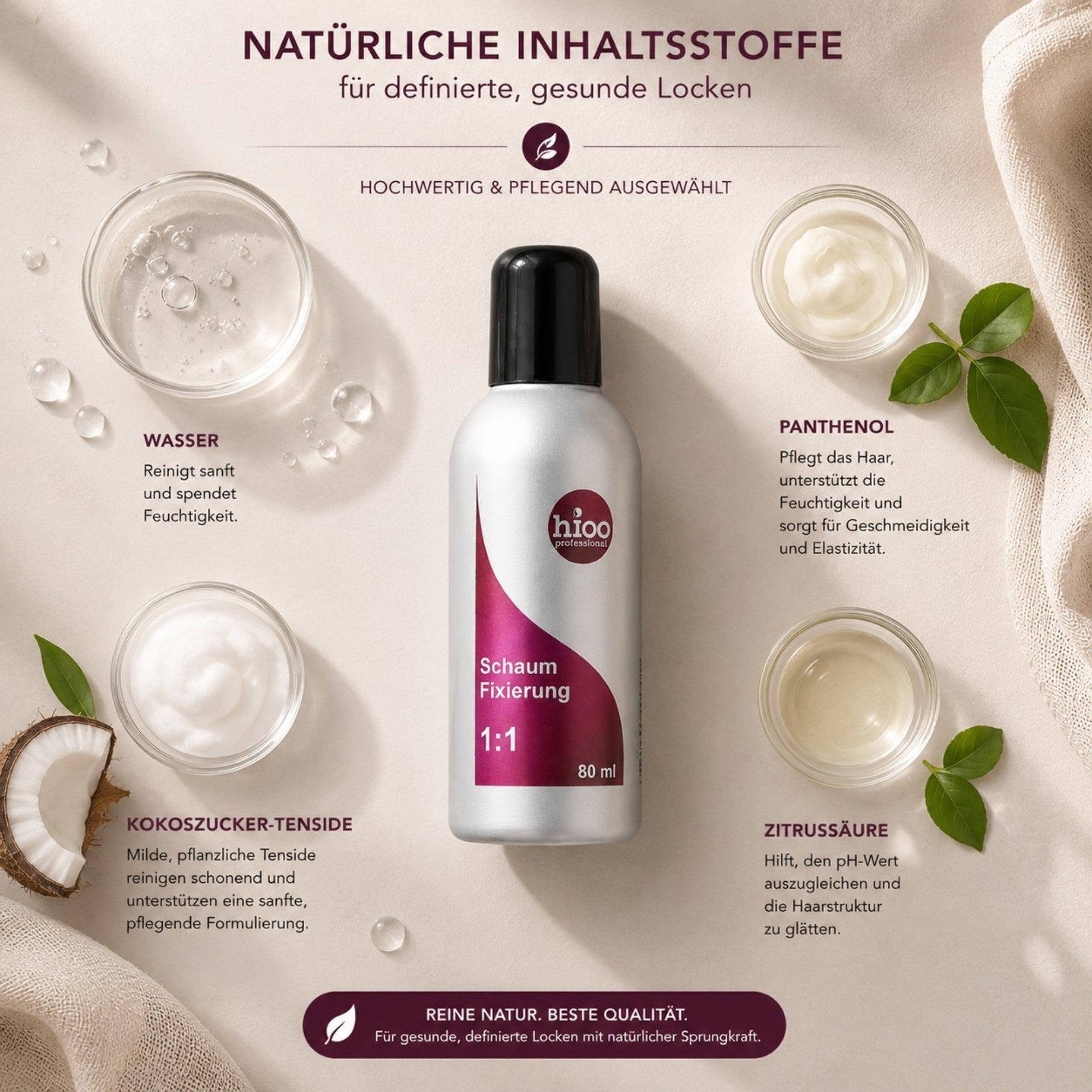 hioo Schaum Fixierung 1:1, 80ml