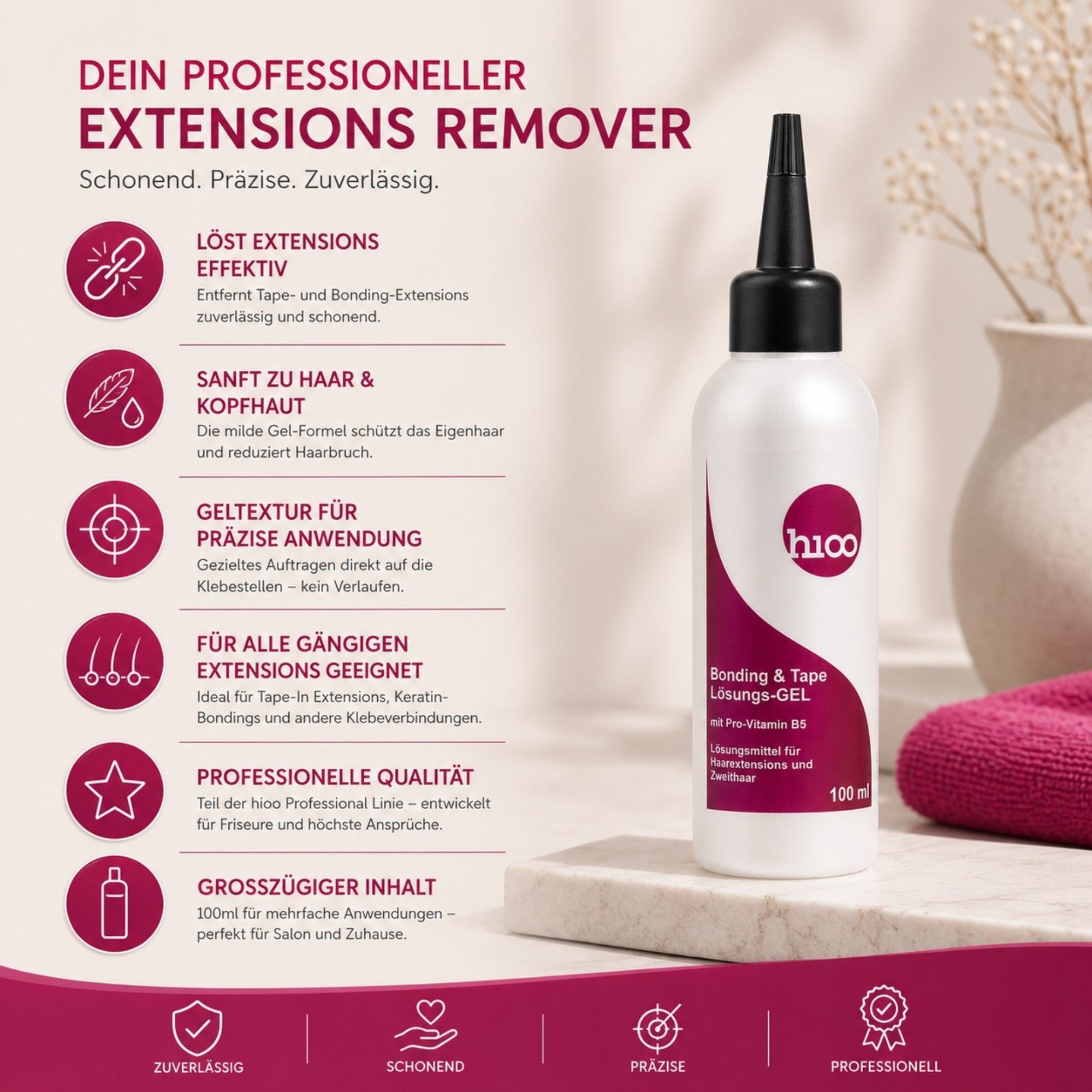 hioo Bonding& TapeLösungs Gel 100ml