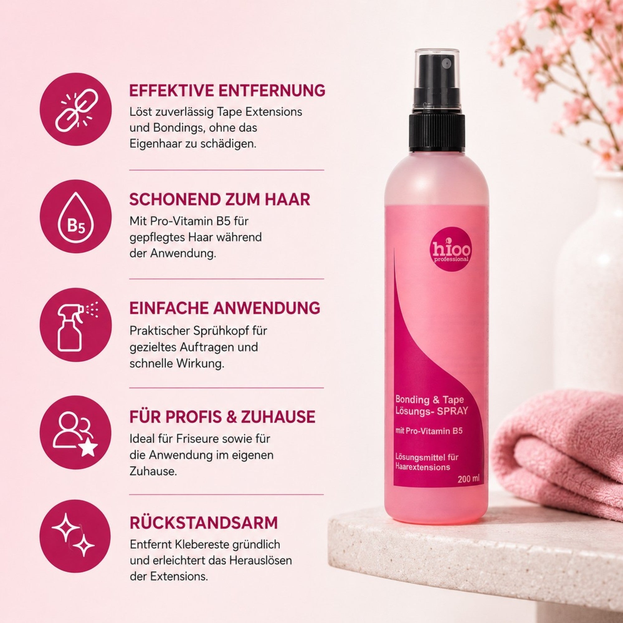 hioo Bonding& TapeLösungs Spray 200ml