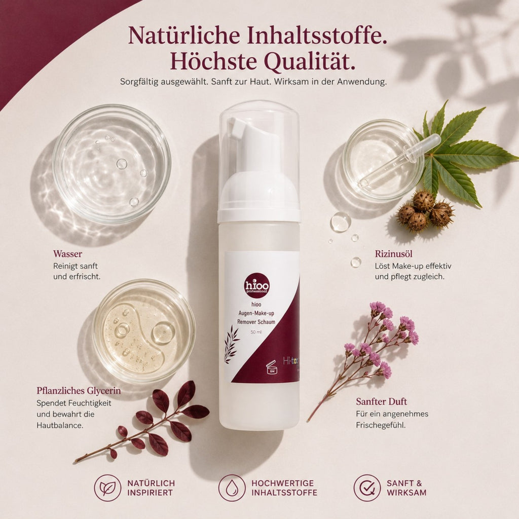 hioo Augen Make Up Entferner Schaum 50ml