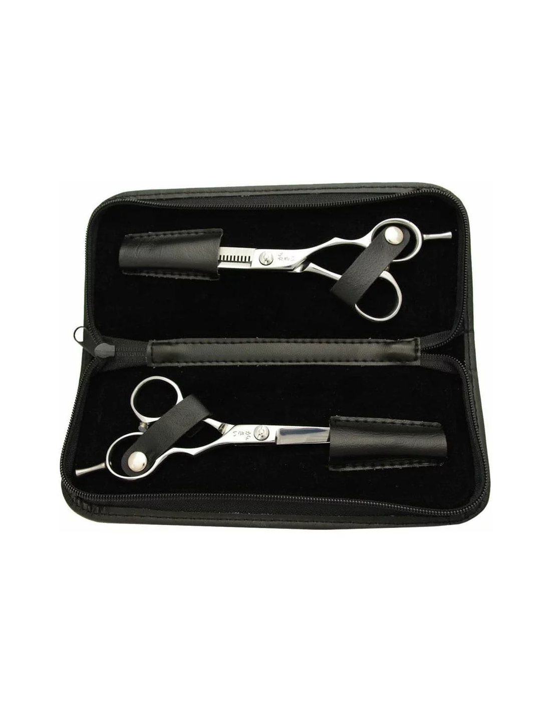 Kansai Scherenset Beginner inkl.1 Schere 5,5",1 Effi 5,75",35 Zähne,Etui