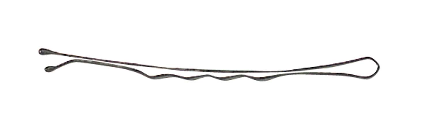 Comair Haarklemmen PF 24er 59mm braun Karte Pretty Fashion gewellt