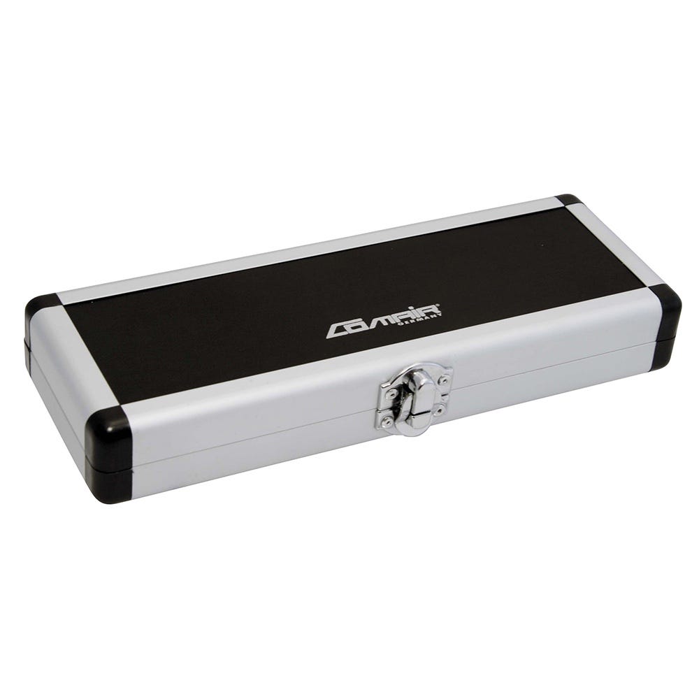 Comair Werkzeugbox f. 2 Haarschneidescheren Aluminium 22x9x4 cm Scherenbox