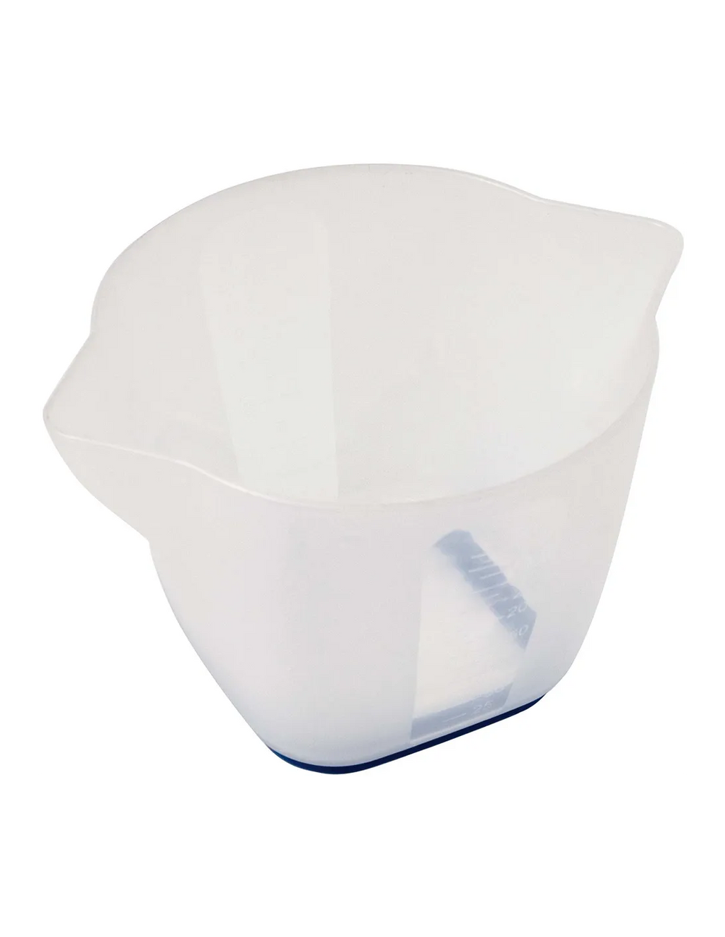 Comair Messbecher 450ml transp. blau Fuß rubberrzed