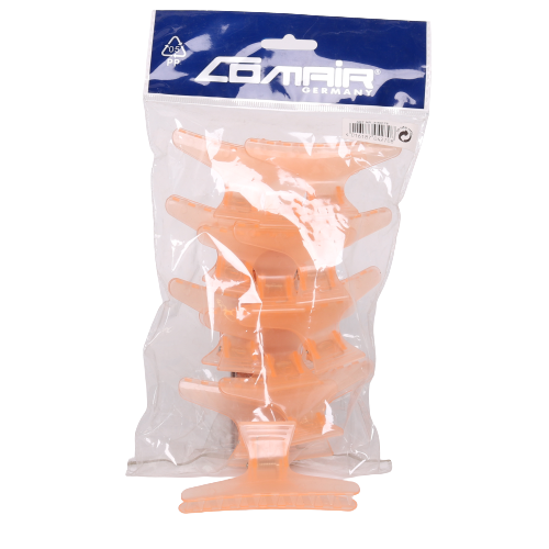 Comair Abteilklammern 12er orange groß Plastik