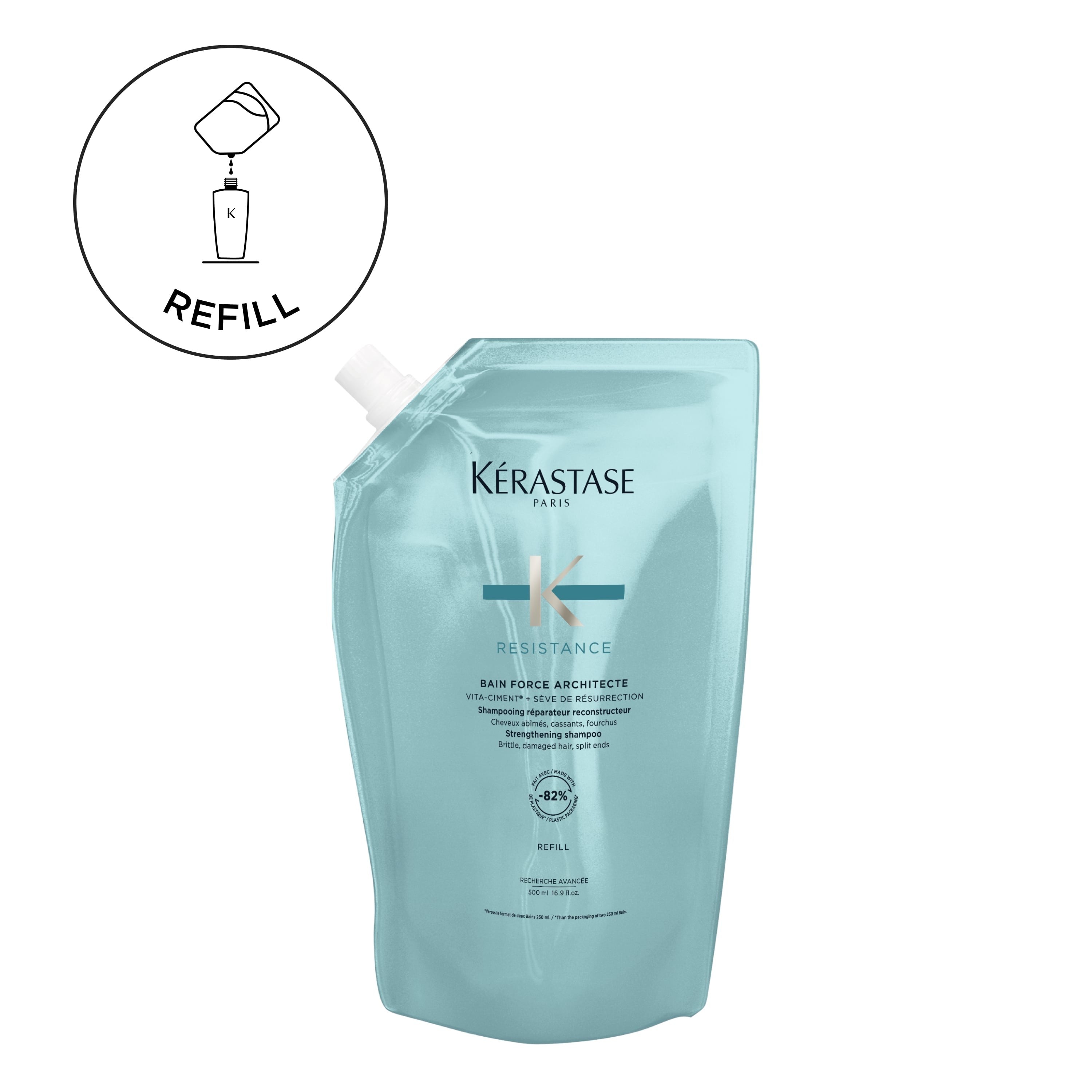 KERASTASE RES BAIN FORCE REFILL 500ML
