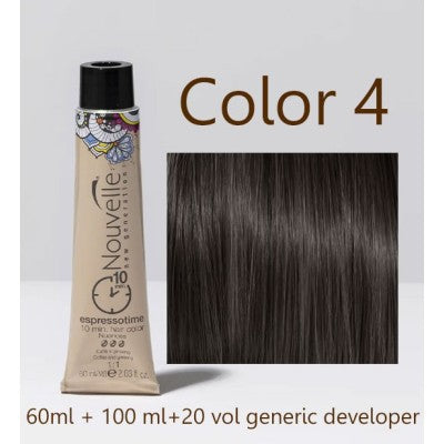 Nouvelle Espressotime 4 braun 60ml