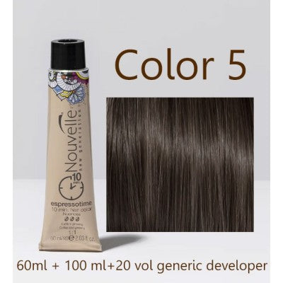 Nouvelle Espressotime 5 hellbraun 60ml