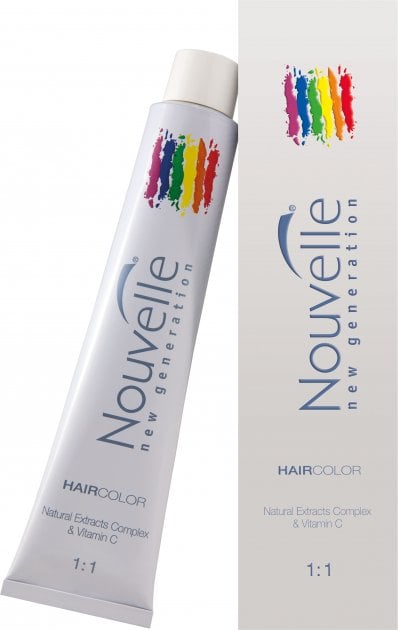 Nouvelle 4.45 mittelbraun kupfer mahagoni 100ml
