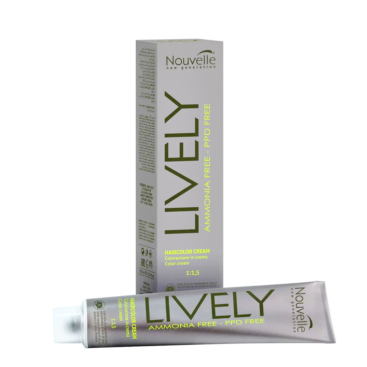 Nouvelle Lively 4 braun 100ml Hair Color Cream