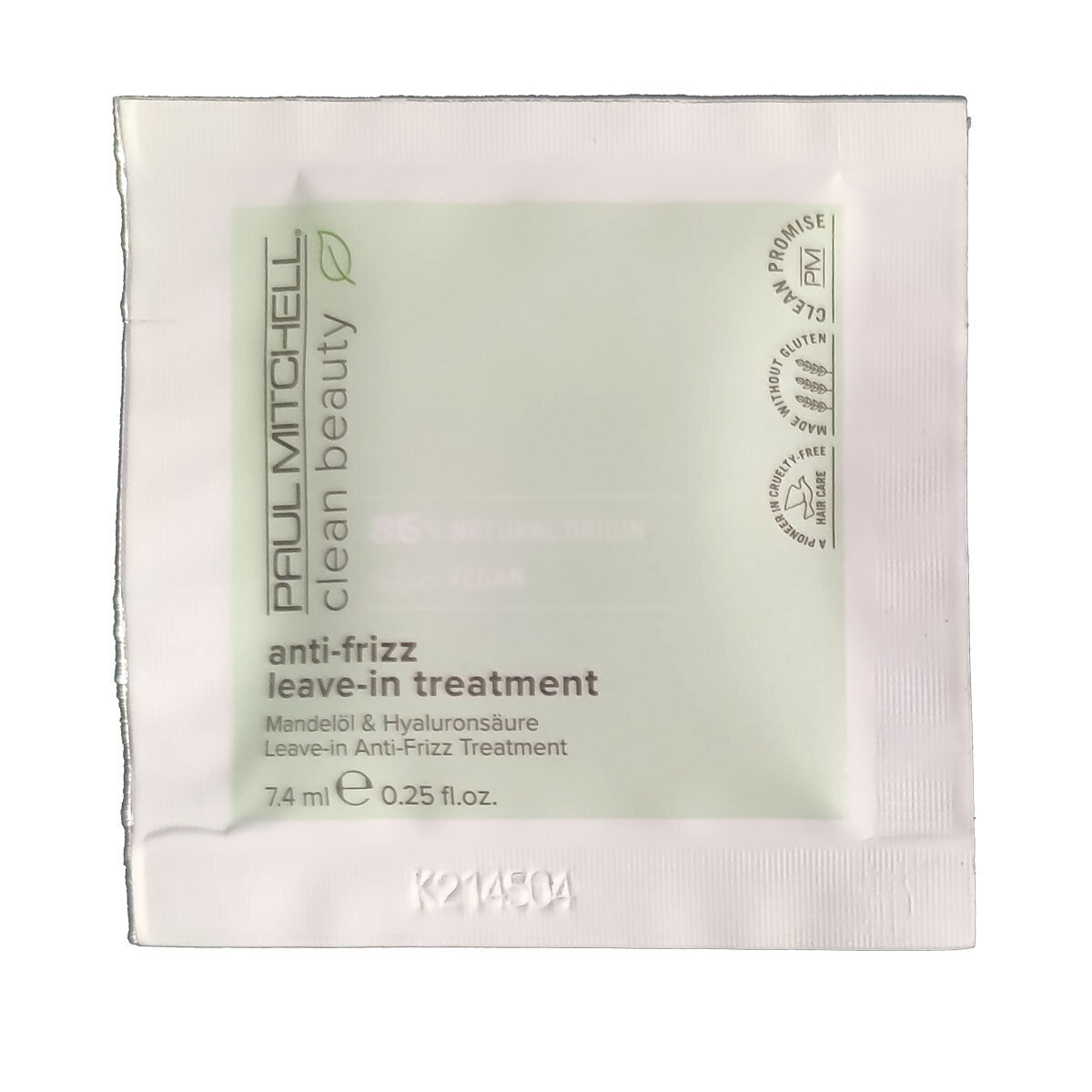 Clean Beauty Anti-Frizz Leave-In Treatment Qualitätsmuster 10ml