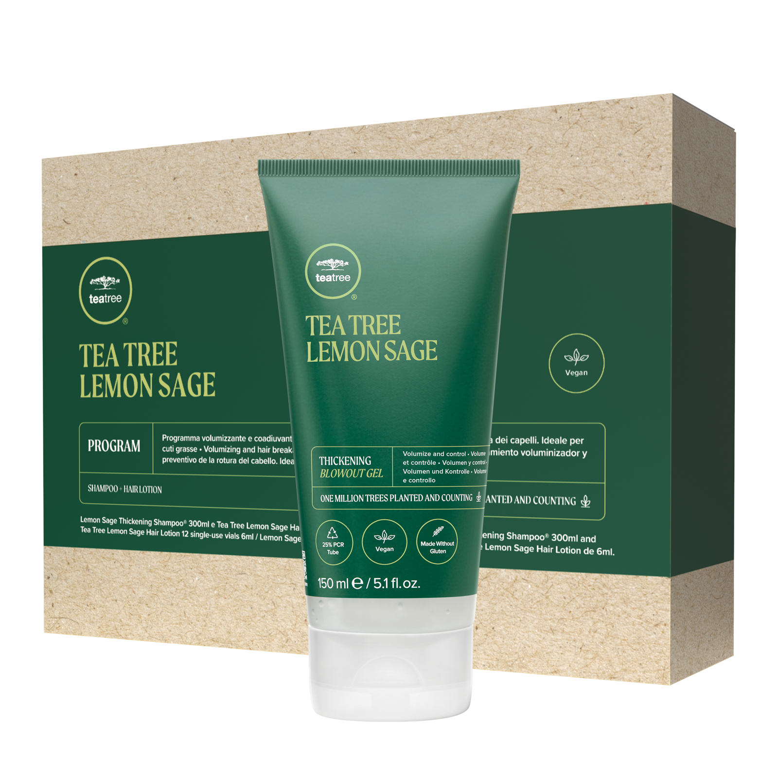 Lemon Sage Thickening Blowout Gel 150 ml