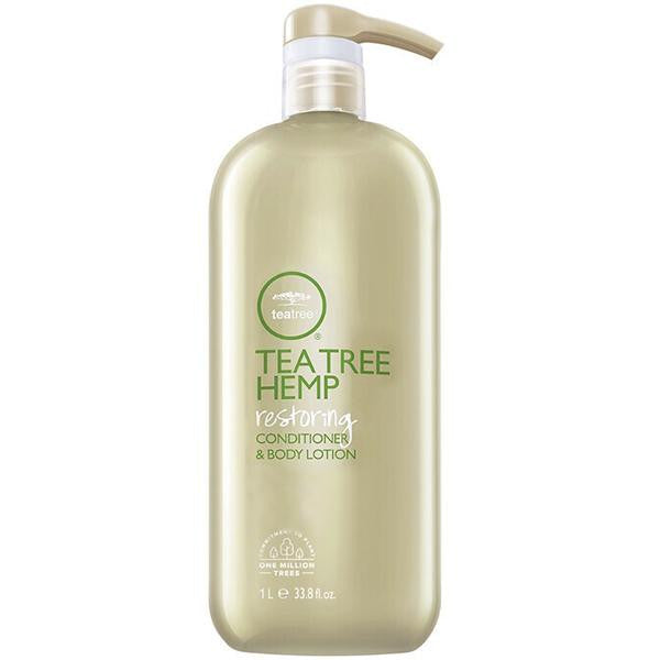 Tea Tree Hemp Restoring Conditioner & Body Lotion 1.000 ml 1L