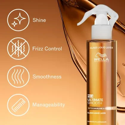 Wella Ultimate Smooth Glass Liquid Layer 185ml​ / ATB