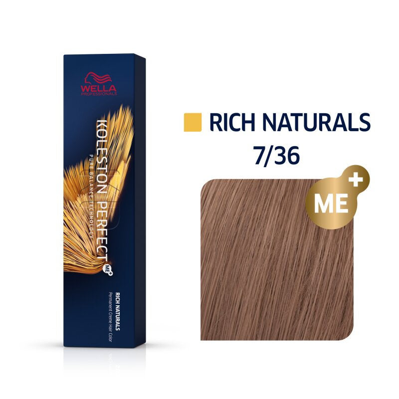 Wella Koleston RICH NATURALS 7/36 mittelblond gold-violett 60 ml