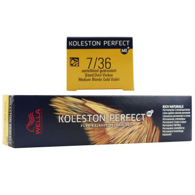 Wella Koleston RICH NATURALS 7/36 mittelblond gold-violett 60 ml
