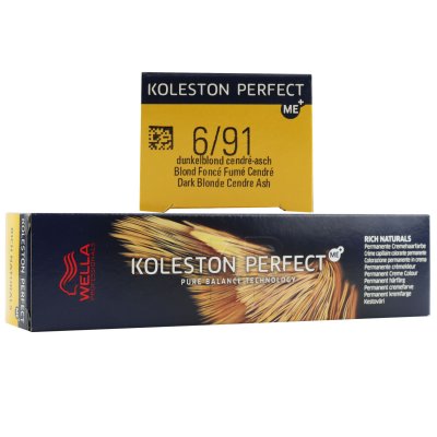 Wella Koleston RICH NATURALS 6/91 dunkelblond cendré-asch 60 ml