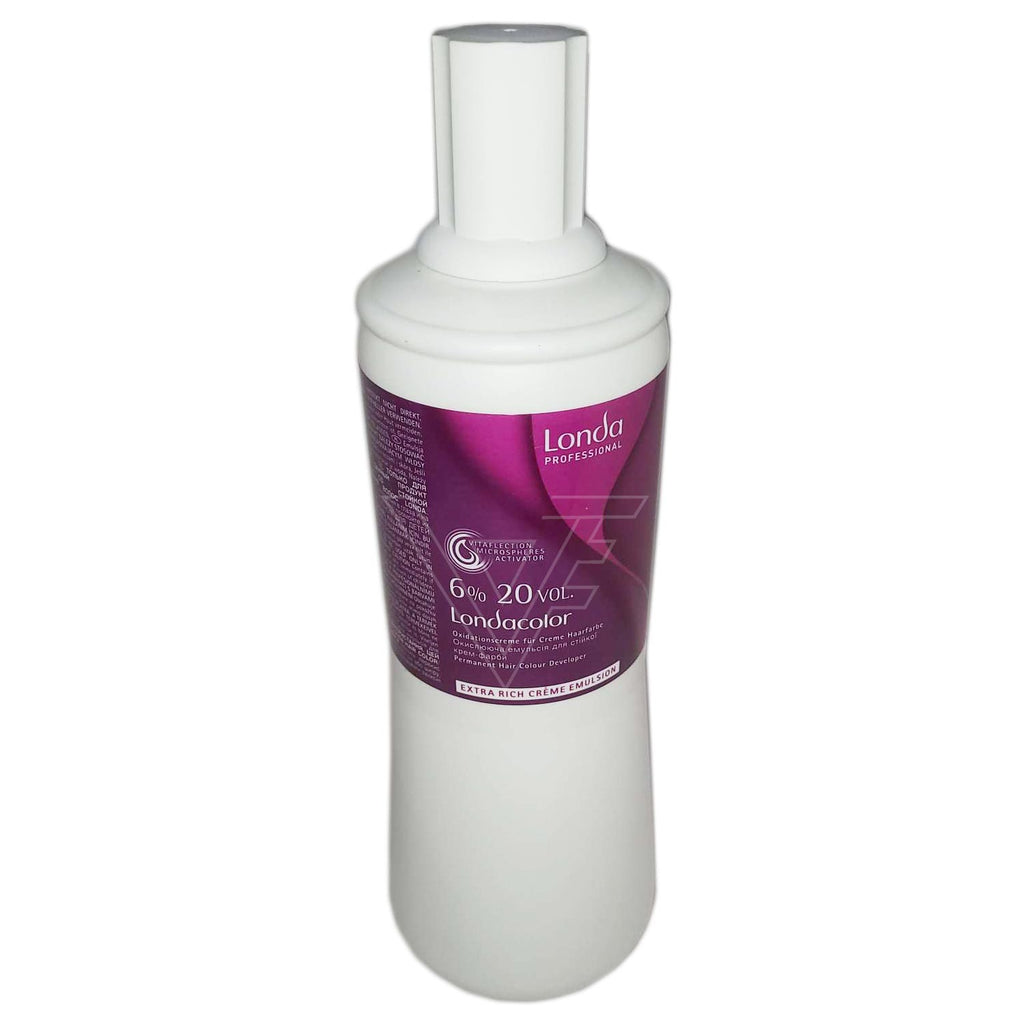 Londa Oxidationscreme für Cremehaarfarbe 6% 1 L