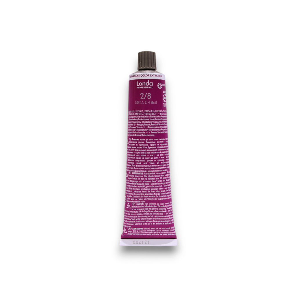 Londa Cremehaarfarbe Schwarz-perl 2/8 60 ml