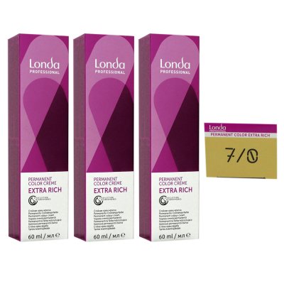 Londa Cremehaarfarbe Mittelblond 7/0 60 ml