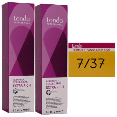 Londa Cremehaarfarbe Mittelblond gold-braun 7/37 60 ml