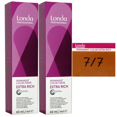 Londa Cremehaarfarbe Mittelblond-braun 7/7 60 ml