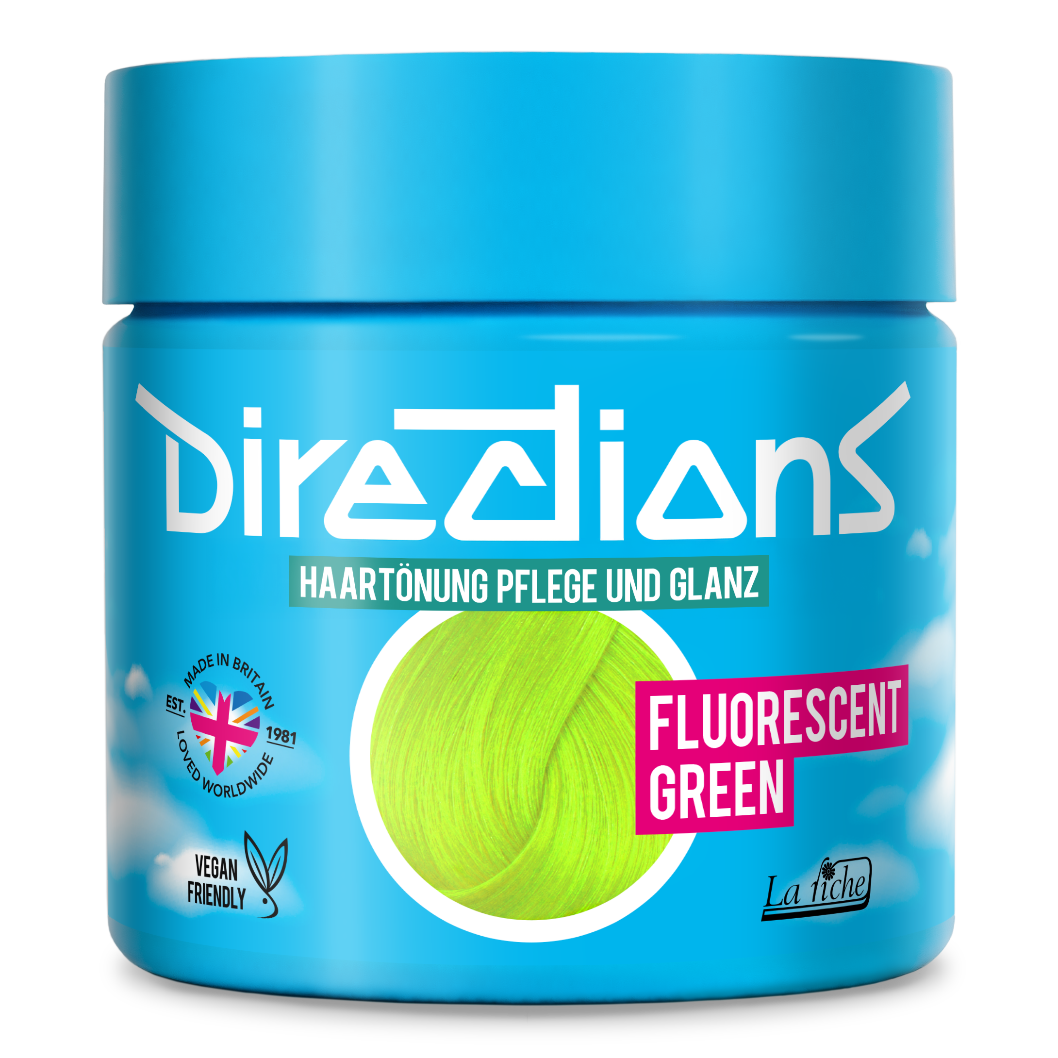 Directions fluorescent green 100ml Haartönung