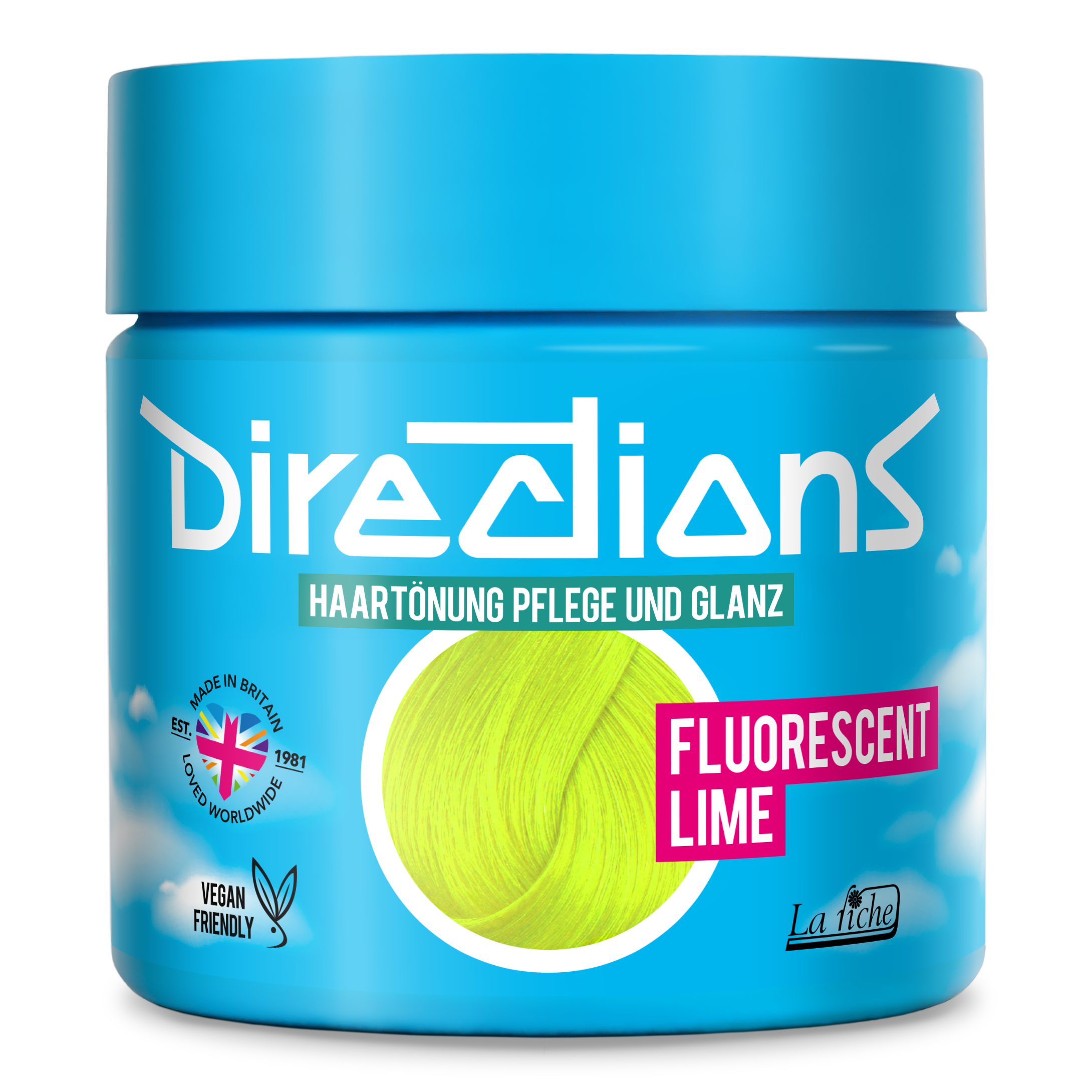 Directions fluorescent lime 100ml Haartönung